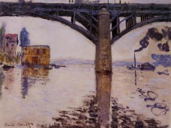 尅勞德 莫奈 The Road Bridge at Argenteuil